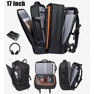 New 40L Expandable Large Capacity Busuiness Travel Backpack Men 17 inch Laptop Backpack Anti-Theft M