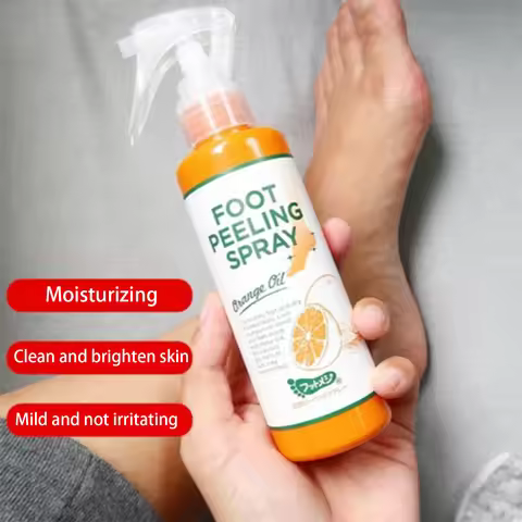 100ML Foot Peeling Spray Nourish Moisturizing Elbow Exfoliating Essence Dead Skin Remover Pedicure F