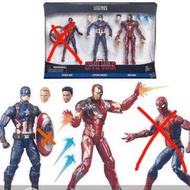 Marvel Legends - Civil War 3 Pack (Captain America / Iron Man MK 46 mark 46 / Spider Man)