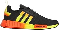 adidas NMD_R1 Shoes Men's, Core Black/Semi Impact Orange/Beam Y, 10.5 US