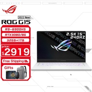 ☮ASUS ROG Zephyrus G15 Gaming Laptop AMD Ryzen 9 6900HS 32G RAM 1T SSD RTX3080-8GB 2.5K Screen%`Z~