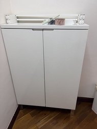 白色兩門80cm 鞋櫃