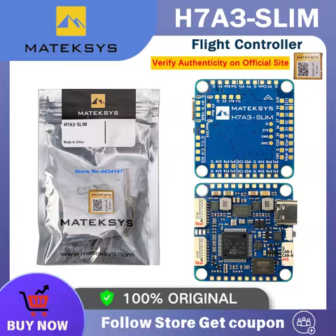 Matek MATEKSYS H7A3-SLIM STM32H7A3RIT6 Flight Controller Built-in ICM42688P 2~8S LiPo For RC FPV Lon