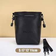 Tas Pouch Kamera Lensa DSLR Leather Waterproof Camera Mirrorless Sling Bag For Canon / Sony / Nikon 