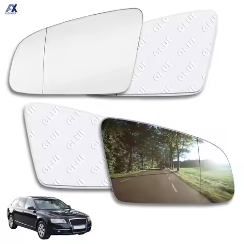 For Audi A3 S3 A4 B6 B7 A6 C6 4F 05-08 Right Side Wing Mirror Glass Rearview Rear View Car Accessori