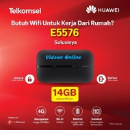 E5576 MIFI MODEM WIFI ROUTER 4G UNLO GRATIS TELKOMSEL 4GB