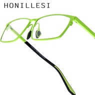 HONILLESI แว่นตากรอบแว่นตาไทเทเนียมผู้ชาย2025ใหม่เบากลางแจ้งญี่ปุ่นคุณภาพสูงดีไซน์เป็นแว่นสายตาขอบเต