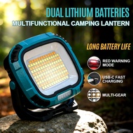 Upgraded Outdoor Strong Magnetic Type-C Rechargeable COB Multifunctional Portable Camping Light with