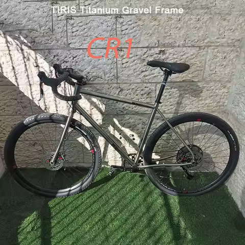 TIRIS-CR1 Gravel Bike Frame, Cyclocross Bicycle Framework, Race Cycling Frameset, Ultralight Bicycle