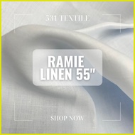 ☂ ◷ ◊☜ RAMIE LINEN ORIGINAL PREMIUM POLO BARONG FABRIC / TELA 55" GUSOT MAYAMAN