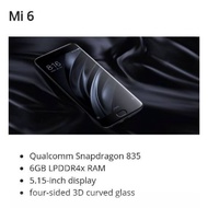 Mi 6 6+128GB Ceramic