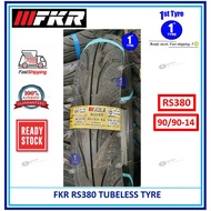 TAYAR FKR MOTORCYCLE TYRE RS380 (MAXXIS DIAMOND) 90/90-14 TUBELESS(YEAR 2024) FOR HONDA BEAT/ICON/SYM JET POWER 125