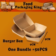 Burger Box paper lunch box Food Packaging Kraft Paper Burger Box/PAPER BURGER BOX