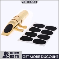 [ammoon]8PCS Mouthpiece Patches Pads Cushions 0.3mm for Alto Tenor Sax Saxophone