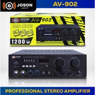 Original Joson AV-902 1200W Digital Karaoke Professional Stereo Amplifier For Karaoke