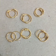 1/ 4 gram light gold wire baby earrings