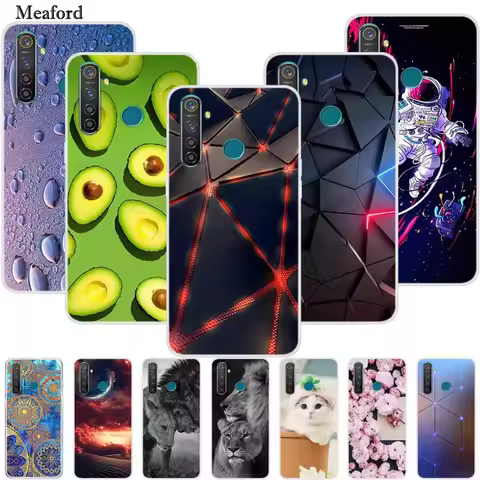 For Realme 6i Case RMX2040 Bumper Silicone TPU Soft Phone Cover For OPPO Realme 6i Global Realme6i 6