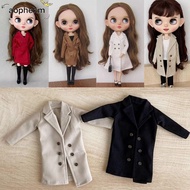AOPHEKM Doll Windbreaker, Casual Fashion Long-sleeved Tops Clothes, DIY Doll Accessories Mini Doll J