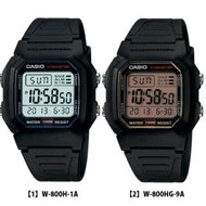 [2YEARS WARRANTY] Original Casio W-800H-1A & W-800HG-9A Men Watches Youth Digital Sports Watches W80