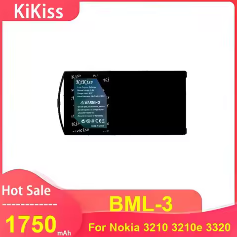 KiKiss Mobile Phone Battery For Nokia 3210 3210e 3320 ,BML-3 1750mAh Batteries