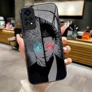 gojo vs sukuna design Tempered Glass Phone Case Cover For POCO F3 F4 F5 M6 4G X3 X4 GT X5 X6 X7 X7 X
