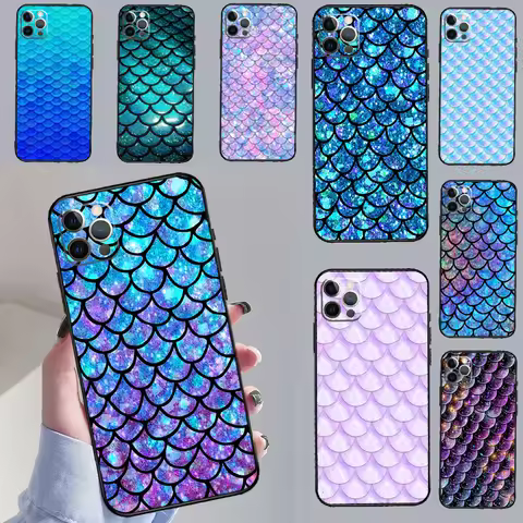 Mermaid Tail Scale For Honor Magic 7 Lite 6 5 8 Pro Case For Honor 200 400 70 90 X8c X8b X9a X9b X9c