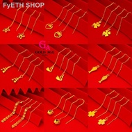 Penghantaran cepat☂❦✟GA Jewellery Fashion  Earring Subang Telinga Emas Korea Bangkok 916 Anting Perempu Piercing Dangle