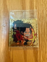 One piece 食玩 海賊王 貼紙 no.12 / 餅貼 威化餅餅 路飛 五檔尼卡