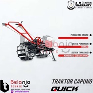 Terbaruuu!!! Quick Traktor Bajak Sawah Capung Metal Tanpa Mesin