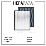 Philips AC4014 AC4084 AC4085 AC4143 AC4144 Compatible Filters [Free Alcohol Swab] [HEPAPAPA] [7 Days