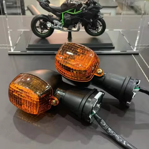 Motorcycle Turning Signals Turn Lights For Kawasaki ZX600 Ninja ZX-6R ZX6R ZX-9R ZXR400 KLE 250 400 