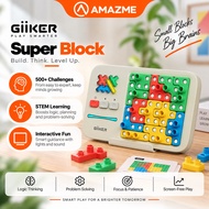 GiiKER Super Blocks Puzzle Game, 1000+ Leveled Up Electronic Brain Game Handheld Brain Teaser Puzzle