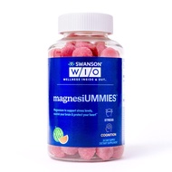 Swanson WIO™ magnesiUMMIES™ Stress Support, Heart Health, Stress, Watermelon, Magnesium 336mg, Vegan