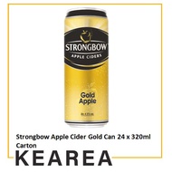 Strongbow Apple Cider Gold Can 24 x 320ml Carton