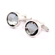 Crystal Cone Cufflinks Men Class French Shirt Cufflinks For Men # Gift Box # 202