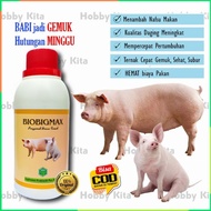 Vitamin babi mempercepat besar BIOBIGMAX Obat penggemuk ternak babi