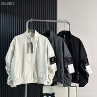 Cross-Border Stone Island Stone Island Stone Badge Stand-Up Collar High Street Bomber Jacket Jacket 