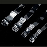 1 Pair 1.0cm 1.2cm 1.5cm 1.8cm Plastic Buckle Non-slip Invisible Bra Strap Underwear Shoulder Straps