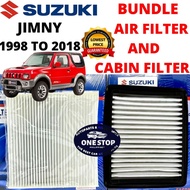 SUZUKI BUNDLE AIR FILTER + CABIN FILTER FOR SUZUKI JIMNY 1998 TO 2018 PN: 13780-81A00 / 95860-81A20
