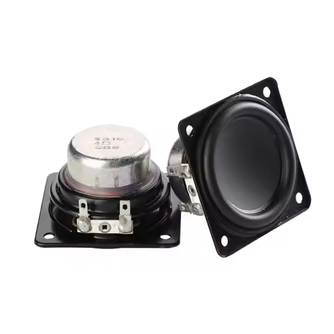 2Pcs/sets 1.75 Inch Full Range Speaker 4 Ohm 9W Neodymium 48MM Loudspeaker DIY Bluetooth Sqaure Spea