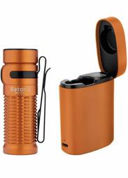 Olight BATON 3 輕亮手電筒1200流明手電筒(無線充電盒)橘色限量版