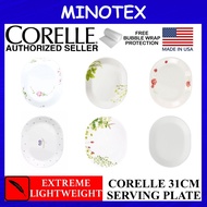 Corelle Loose 31cm Serving Plate (Country Rose / Sakura / Provence Garden / European Herbs / Kobe / Rosetta)