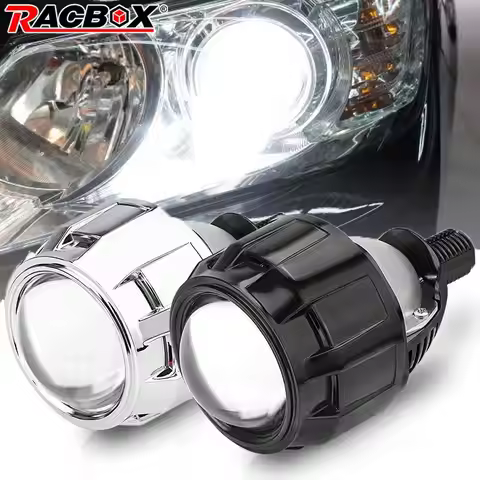 H4 H7 Bi LED Projector Lens 2.5 Inch LED Lights for H4 H7 9005 HB3 9006 HB4 Car Headlight Bulb Hi/Lo