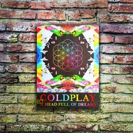COLDPLAY FULL DREAM POSTER HEADa - WALL DECORATION