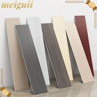MEIGUII Floor Tile Sticker, Windowsill Wood Grain Skirting Line, Home Decor Living Room Self Adhesive Waterproof Waist Line