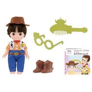 (日本代購)迪士尼妮妮與沙奈 Toy Story Woody 胡迪公仔套裝 Disney Remin & Solan set