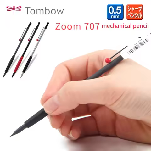 Tombow Mechanical Pencils ZOOM 707 Unique Thin Comfortable Rod De Luxe Gift Pen, Outstanding Functio