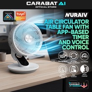 Nuraiv Air Circulator Table Fan l Smart Table Fan l App Control Table Fan l Wifi Remote Control Fan 