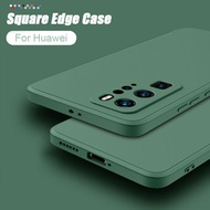 LIQUID Silicone Phone Case for Huawei P60 P50 P40 P30 P20 Lite Mate 50 20 Pro Nova 11 Pro 11i 10 9 SE 3i 5T 7i 7 Se Y70 Y90 Y61 Honor 70 5G 50 8X Y7a Y7 Y9 Prime 2019 Y7P Y5P Y6P Y6s Y9s Soft TPU Cover Casing
