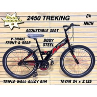 BASIKAL SIZE 24 INCI/BASIKAL SPEED/24 INCH BICYCLE/BASIKAL BUDAK/2450/SPORT BICYCLE